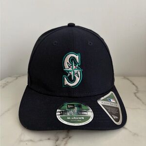NEW SEATTLE MARINERS CLASSIC S BLUE BASEBALL HAT CAP M-Crown snap back